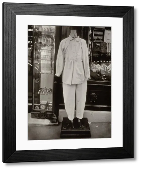 Framed Print : Mannequin, 1926-27, (1956). Creator: Eugene Atget Framed Print : Mannequin, 1926-27, (1956). Creator: Eugene Atget