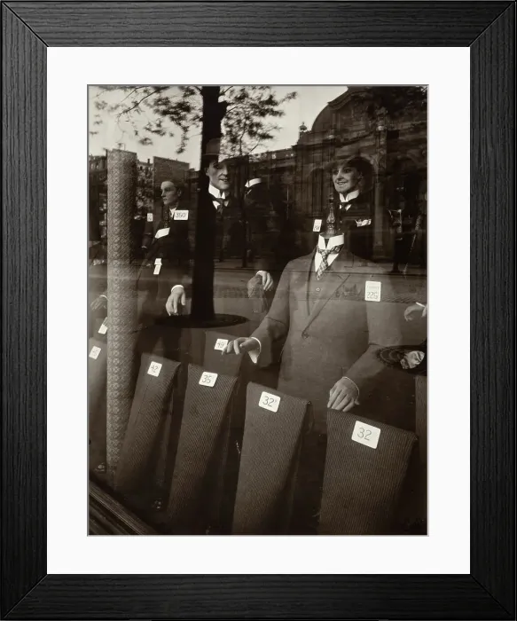 Framed Print : Men's Fashions, 1925, (1956). Creator: Eugene Atget Framed Print : Men's Fashions, 1925, (1956). Creator: Eugene Atget