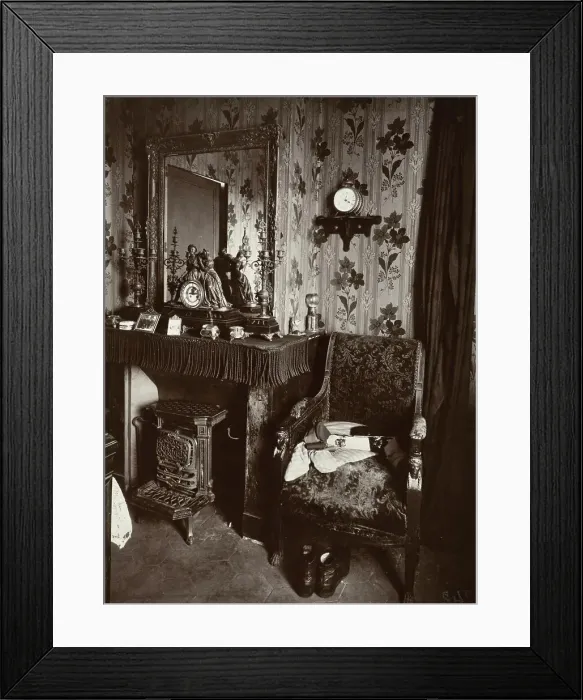 Framed Print : Paris Interior, c1910s, (1956). Creator: Eugene Atget Framed Print : Paris Interior, c1910s, (1956). Creator: Eugene Atget