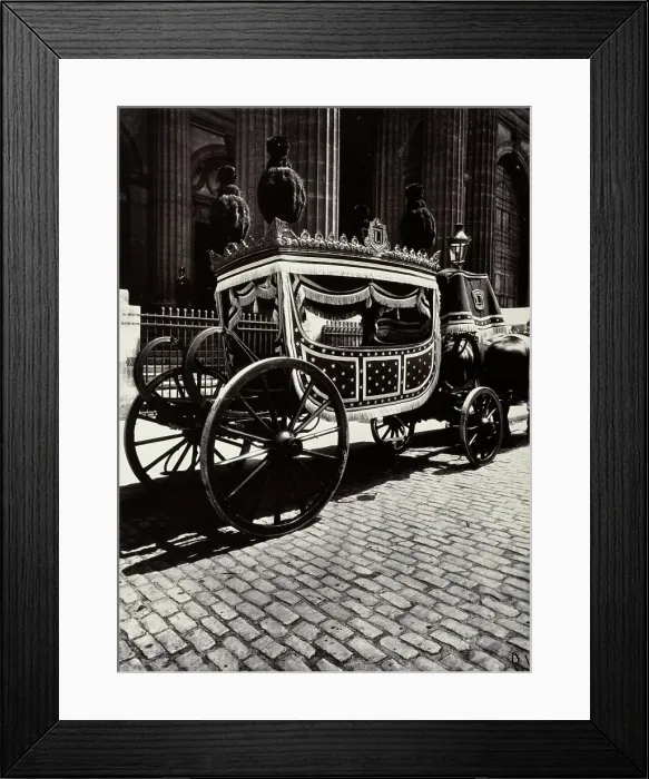 Framed Print : Pompe Funebre (1st Class), 1910, Printed 1956. Creator: Eugene Atget Framed Print : Pompe Funebre (1st Class), 1910, Printed 1956. Creator: Eugene Atget