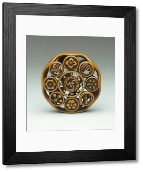 Framed Print : Family Crests, Late 19th century. Creator: Unknown Framed Print : Family Crests, Late 19th century. Creator: Unknown