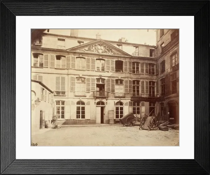 Framed Print : Rue De Montmorency (4052), France, c1900s. Creator: Eugene Atget Framed Print : Rue De Montmorency (4052), France, c1900s. Creator: Eugene Atget