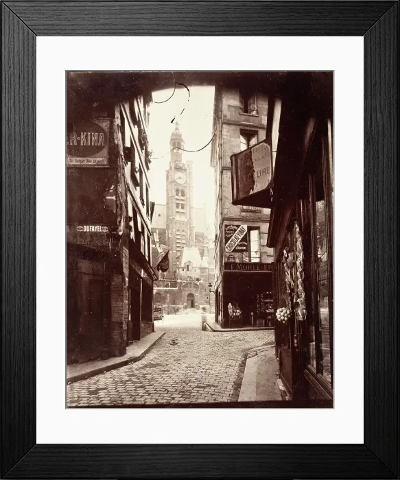 Framed Print : Rue De La Montagne Au Geneve, Printed 1920 circa. Creator: Eugene Atget Framed Print : Rue De La Montagne Au Geneve, Printed 1920 circa. Creator: Eugene Atget