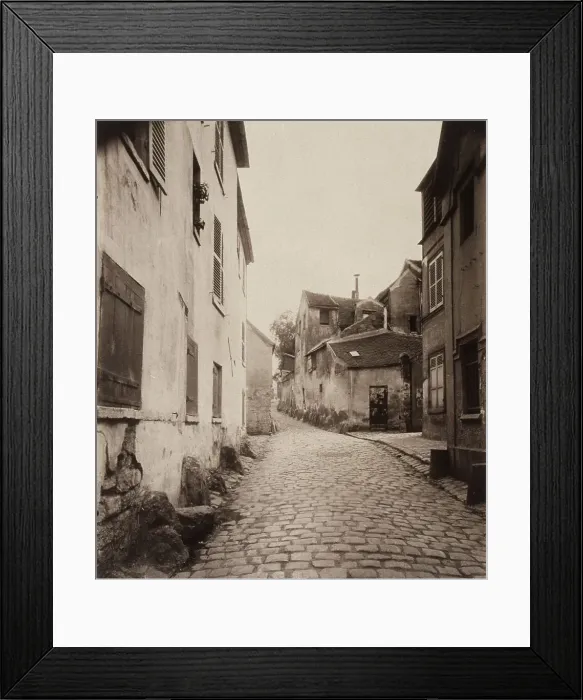 Framed Print : Vauvet Vieille Rue, France, c1901. Creator: Eugene Atget Framed Print : Vauvet Vieille Rue, France, c1901. Creator: Eugene Atget