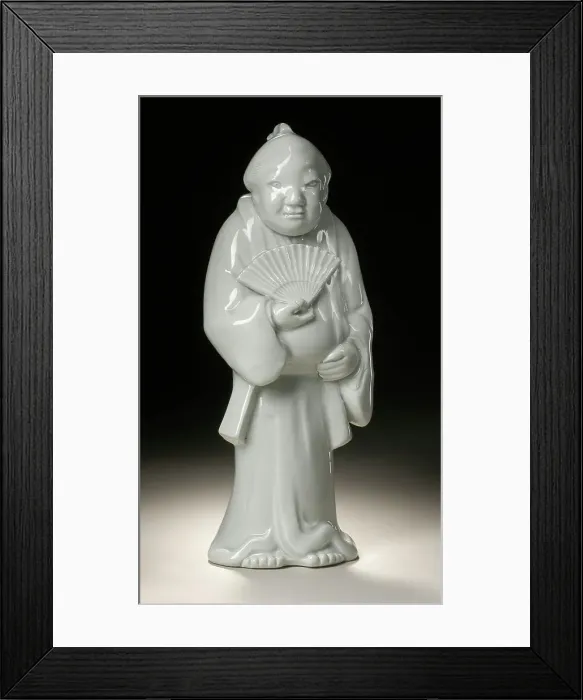 Framed Print : Okimono in the Form of a Standing Townsman, Late 19th century. Creator: Unknown Framed Print : Okimono in the Form of a Standing Townsman, Late 19th century. Creator: Unknown