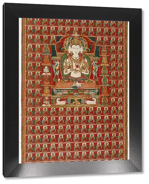 Sarvavid Vairochana, From a Set of the Five Jina Buddhas... c.late 13th - early 14th cent. Creator: Anon