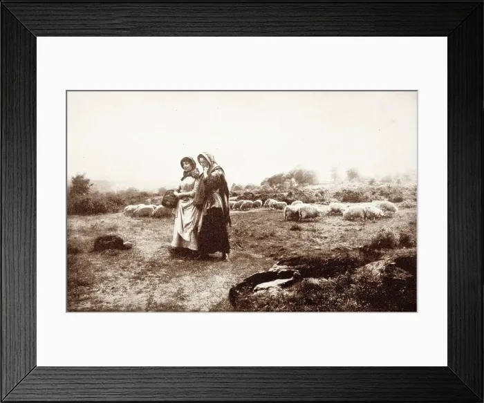 Framed Print : Carolling, Printed 1889-1891. Creator: Henry Peach Robinson Framed Print : Carolling, Printed 1889-1891. Creator: Henry Peach Robinson
