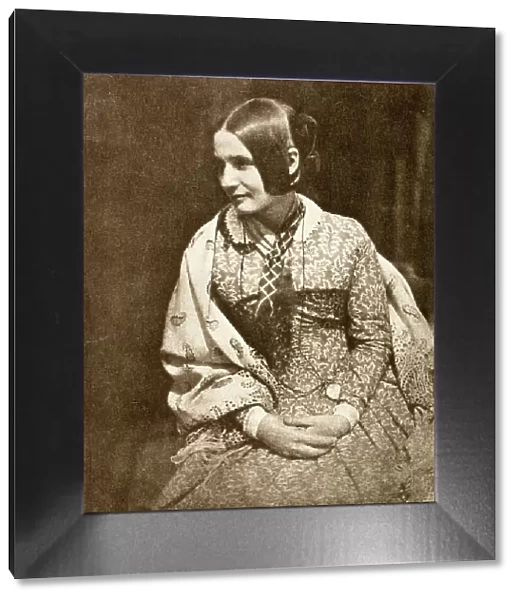 Miss Fillaus, Printed c.1910. Creator: Hill & Adamson. Miss Fillaus, Printed c.1910. Creator: Hill & Adamson