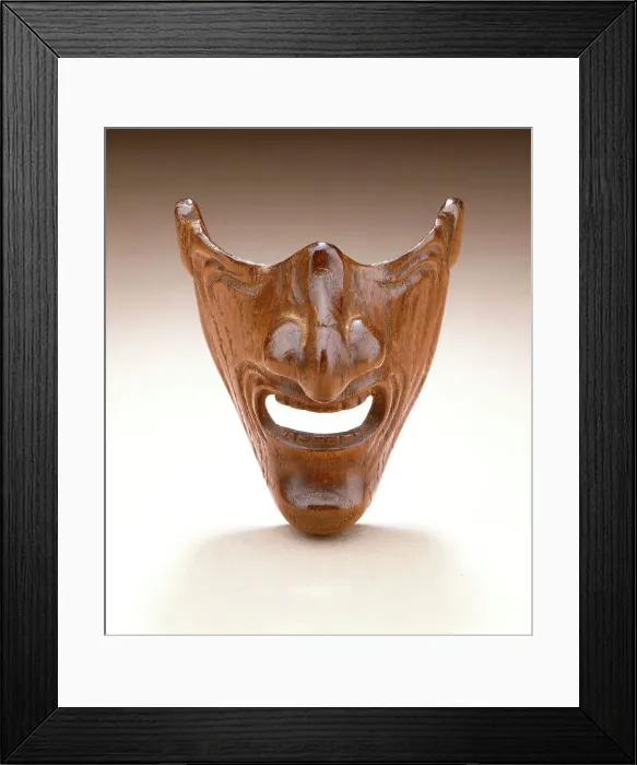 Framed Print : Face Protector, Mid-19th century. Creator: Unknown Framed Print : Face Protector, Mid-19th century. Creator: Unknown