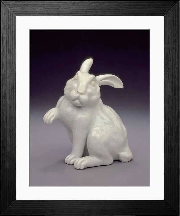 Framed Print : Rabbit, Second half of 19th century. Creator: Unknown Framed Print : Rabbit, Second half of 19th century. Creator: Unknown