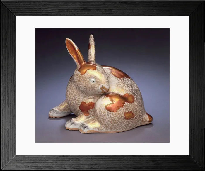 Framed Print : Rabbit, Second half of 19th century. Creator: Unknown Framed Print : Rabbit, Second half of 19th century. Creator: Unknown