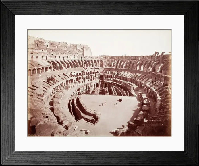 Framed Print : Il Colosseo, Printed 1858 circa. Creator: James Anderson Framed Print : Il Colosseo, Printed 1858 circa. Creator: James Anderson