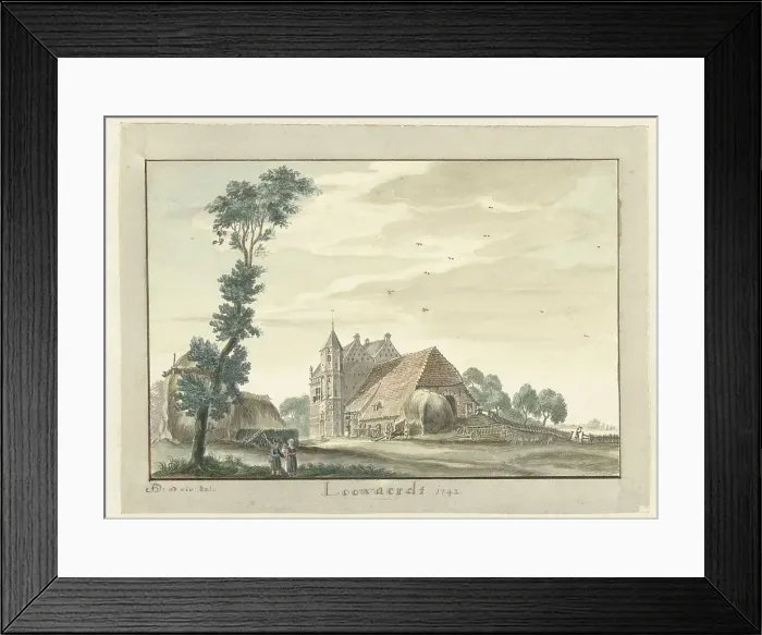 Framed Print : Loowaerdt, 1742. Creator: Jan de Beyer Framed Print : Loowaerdt, 1742. Creator: Jan de Beyer