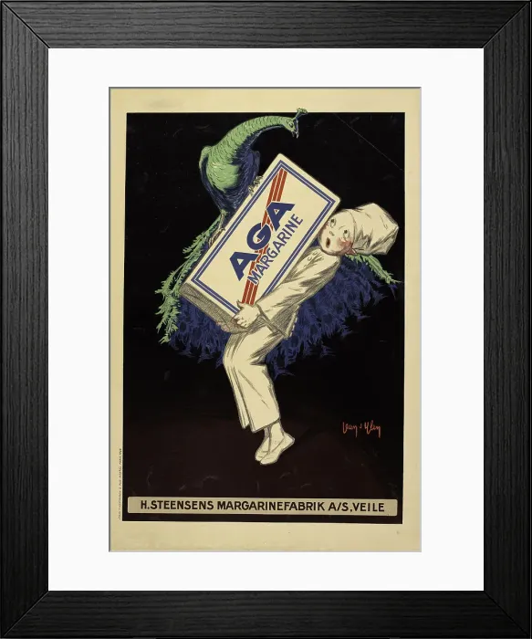 Framed Print : Aga Margarine, 1928. Creator: D'Ylen, Jean (1886-1938) Framed Print : Aga Margarine, 1928. Creator: D'Ylen, Jean (1886-1938)