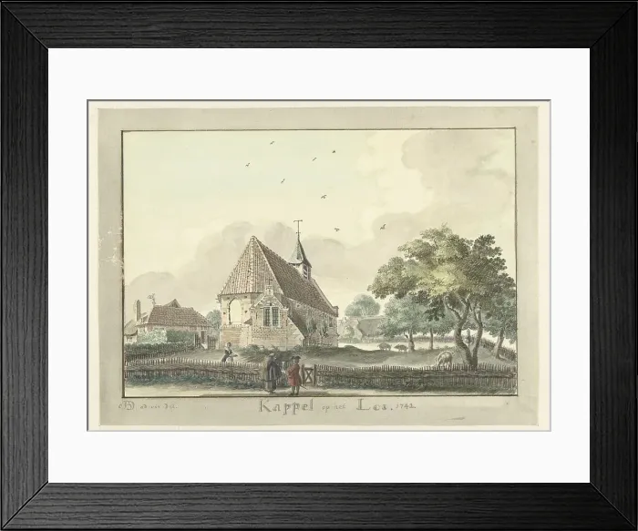 Framed Print : Chapel at Het Loo, 1742. Creator: Jan de Beyer