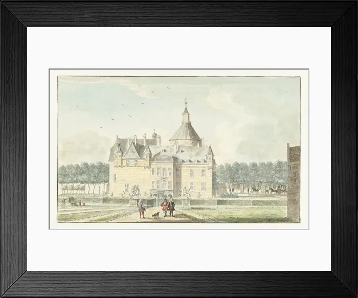 Framed Print : The castle in Anholt, 1737. Creator: Jan de Beyer Framed Print : The castle in Anholt, 1737. Creator: Jan de Beyer
