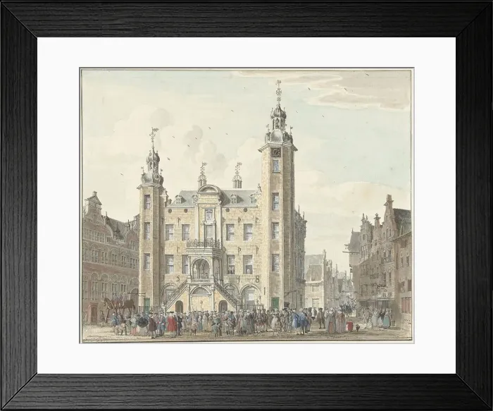 Framed Print : Venlo Town Hall, 1741. Creator: Jan de Beyer Framed Print : Venlo Town Hall, 1741. Creator: Jan de Beyer