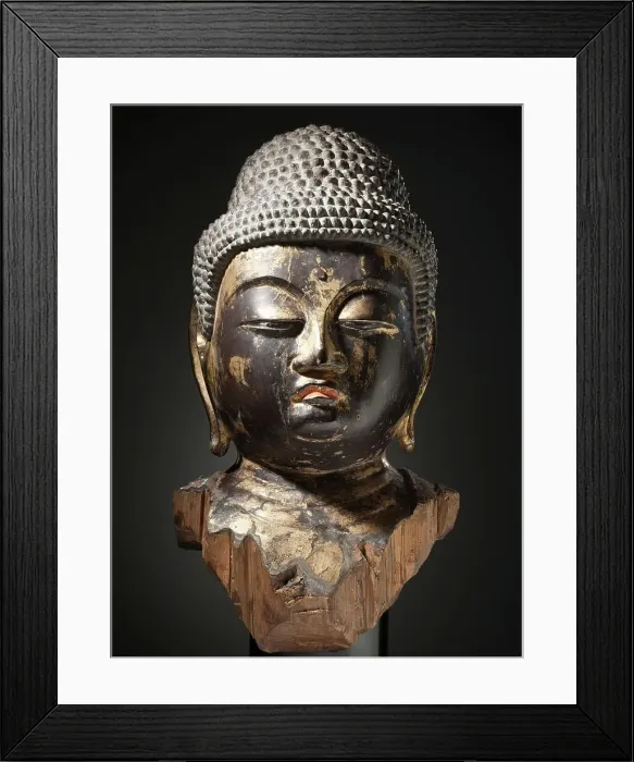 Framed Print : Head of a Buddha (image 1 of 11), 1000-1050 A.D.. Creator: Unknown Framed Print : Head of a Buddha (image 1 of 11), 1000-1050 A.D.. Creator: Unknown