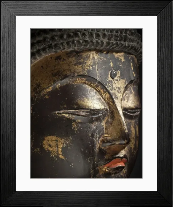 Framed Print : Head of a Buddha (image 4 of 11), 1000-1050 A.D.. Creator: Unknown Framed Print : Head of a Buddha (image 4 of 11), 1000-1050 A.D.. Creator: Unknown