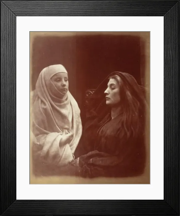 Framed Print : The Little Novice & Queen Guinevere In The Holy House Of Almsbury, Printed 1874 (OCT). Creator: Julia Margaret Cameron. The Little Novice & Queen Guinevere In The Holy House Of Almsbury, Printed 1874 (OCT). Creator: Julia Margaret Cameron Framed Print : The Little Novice & Queen Guinevere In The Holy House Of Almsbury, Printed 1874 (OCT). Creator: Julia Margaret Cameron. The Little Novice & Queen Guinevere In The Holy House Of Almsbury, Printed 1874 (OCT). Creator: Julia Margaret Cameron