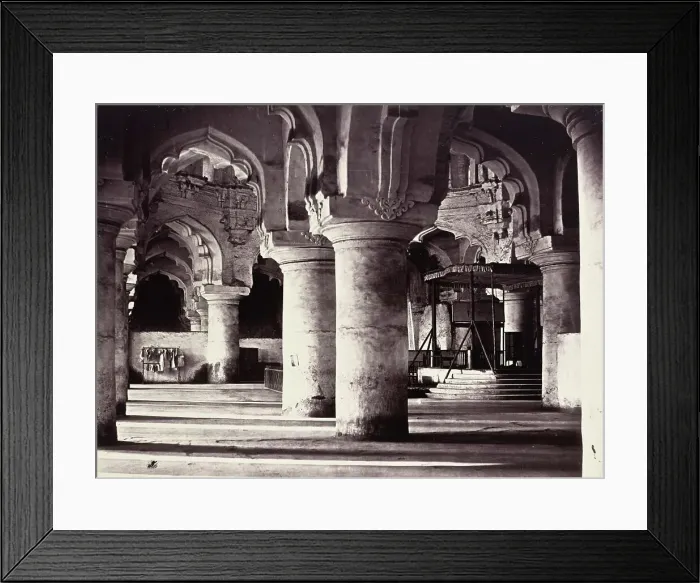 Framed Print : Trimul Naik's Palace. Session Court From North Side, 1858. Creator: Captain Linnaeus Tripe Framed Print : Trimul Naik's Palace. Session Court From North Side, 1858. Creator: Captain Linnaeus Tripe