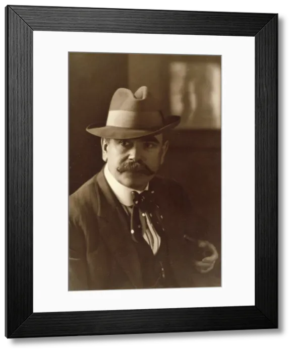 Framed Print : Self-Portrait, c.1910. Creator: Louis Fleckenstein Framed Print : Self-Portrait, c.1910. Creator: Louis Fleckenstein