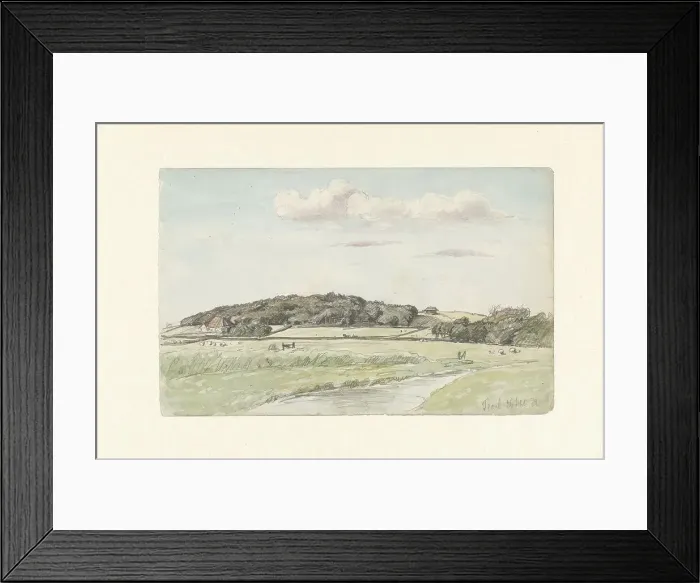 Framed Print : View of Texel, 1879. Creator: Jan Hoynck van Papendrecht Framed Print : View of Texel, 1879. Creator: Jan Hoynck van Papendrecht