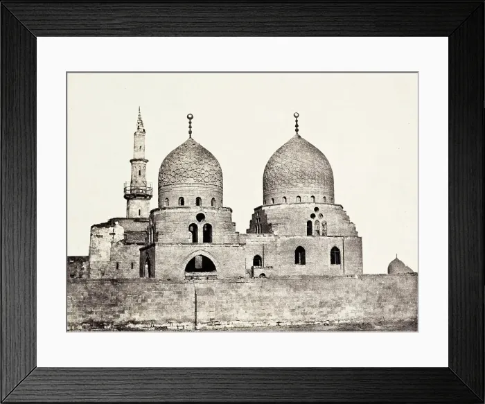 Framed Print : Le Kaire: Tomb of the Sultan El-Ghoury [Cairo], 1849. Creator: Maxime du Camp
