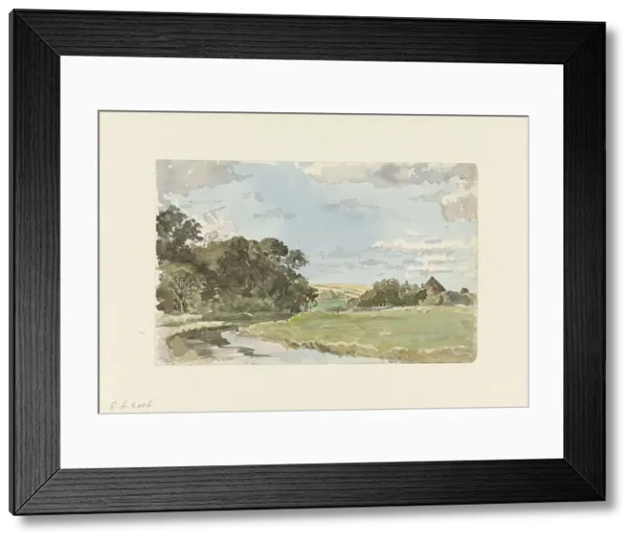 Framed Print : Landscape at Texel, 1879. Creator: Jan Hoynck van Papendrecht Framed Print : Landscape at Texel, 1879. Creator: Jan Hoynck van Papendrecht