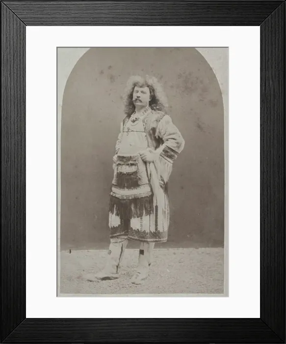 Framed Print : Self-Portrait in Indian Costume, c.1863. Creator: Nadar Framed Print : Self-Portrait in Indian Costume, c.1863. Creator: Nadar