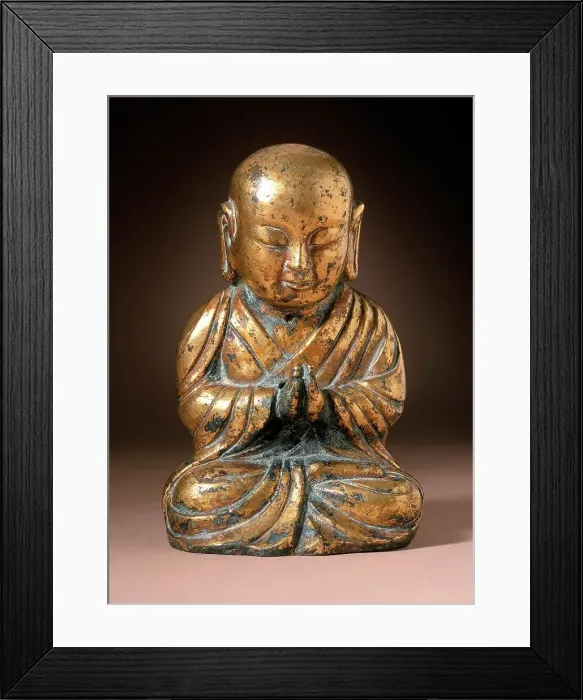 Framed Print : Seated Priest, Late 16th-17th century. Creator: Unknown Framed Print : Seated Priest, Late 16th-17th century. Creator: Unknown