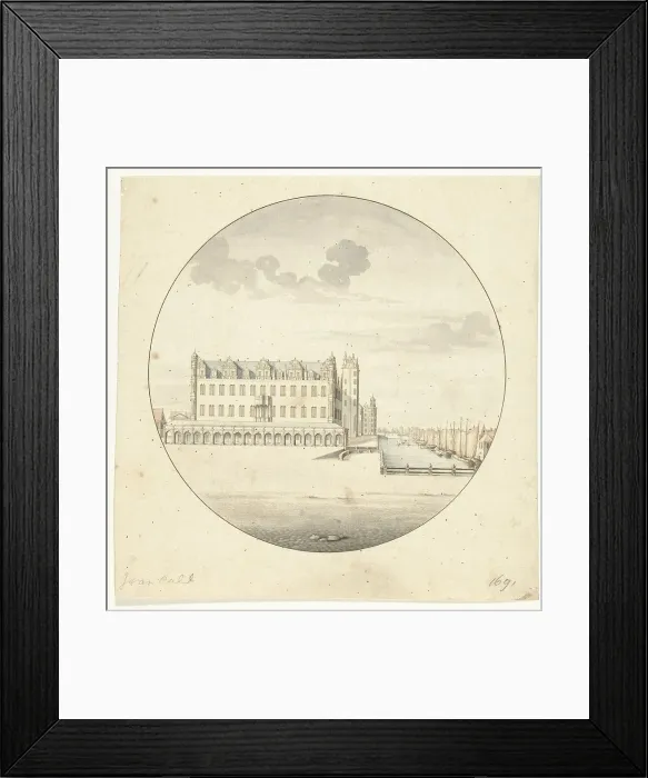 Framed Print : Electors Palace in Berlin, 1685-1695. Creator: Jan van Call Framed Print : Electors Palace in Berlin, 1685-1695. Creator: Jan van Call