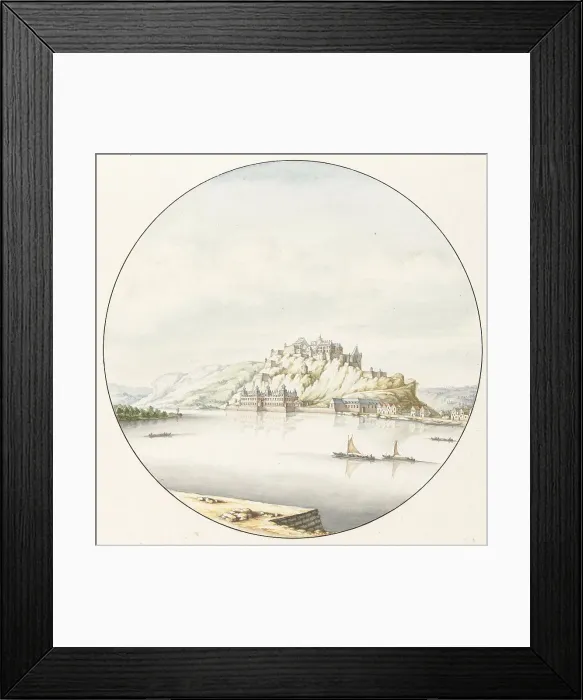 Framed Print : Castle Ehrenbreitstein, 1666-1706. Creator: Jan van Call Framed Print : Castle Ehrenbreitstein, 1666-1706. Creator: Jan van Call