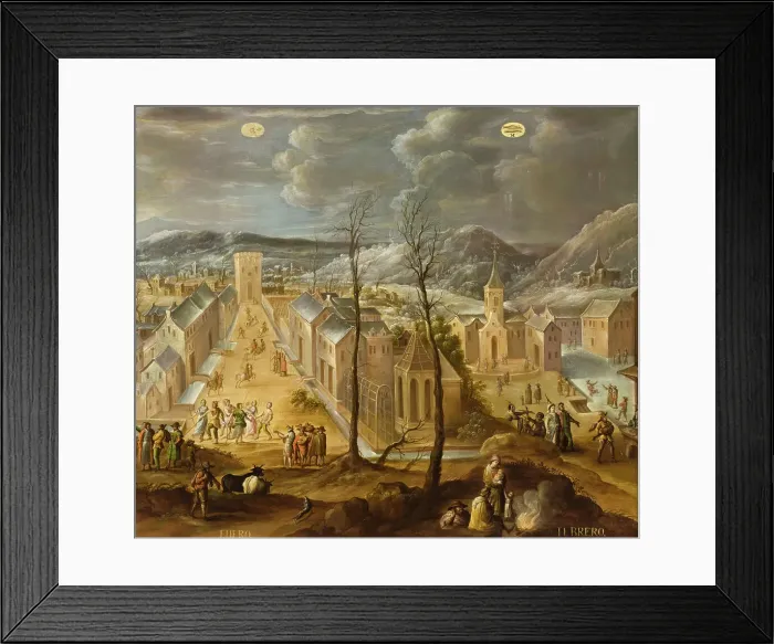 Framed Print : The Twelve Months of the Year (Los doce meses del año) (image 1 of 4), second half of 17th century. Creator: Antonio de Espinosa Framed Print : The Twelve Months of the Year (Los doce meses del año) (image 1 of 4), second half of 17th century. Creator: Antonio de Espinosa