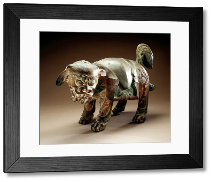 Framed Print : Lion, 19th century. Creator: Unknown Framed Print : Lion, 19th century. Creator: Unknown