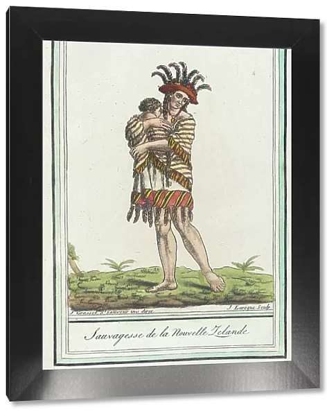Costumes de Différents Pays, Sauvagesse de la Nouvelle Zelande, c1797. Creators: Jacques Grasset de Saint-Sauveur, LF Labrousse