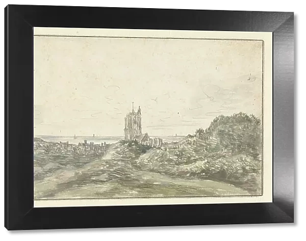 View of Egmond aan Zee, 1606-1656. Creator: Jan van Goyen