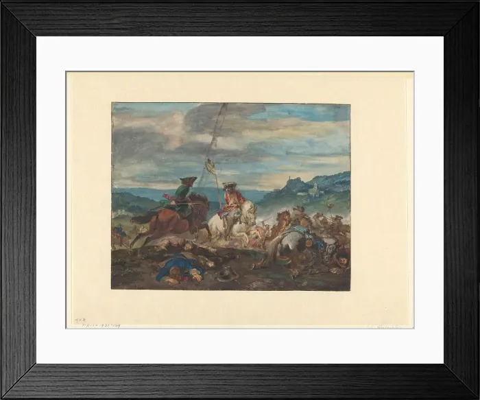 Framed Print : Horseman, 1657-1733. Creator: Jan van Huchtenburg Framed Print : Horseman, 1657-1733. Creator: Jan van Huchtenburg