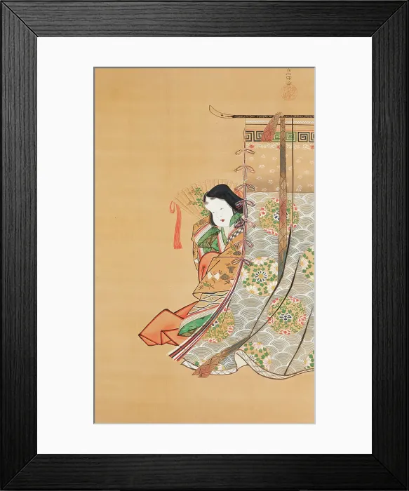 Framed Print : Otafuku, Late 17th-early 18th century. Creator: Hanabusa Itcho Framed Print : Otafuku, Late 17th-early 18th century. Creator: Hanabusa Itcho