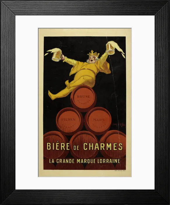 Framed Print : Bière de Charmes, la grande marque lorraine, c.1930. Creator: D'Ylen, Jean (1886-1938) Framed Print : Bière de Charmes, la grande marque lorraine, c.1930. Creator: D'Ylen, Jean (1886-1938)