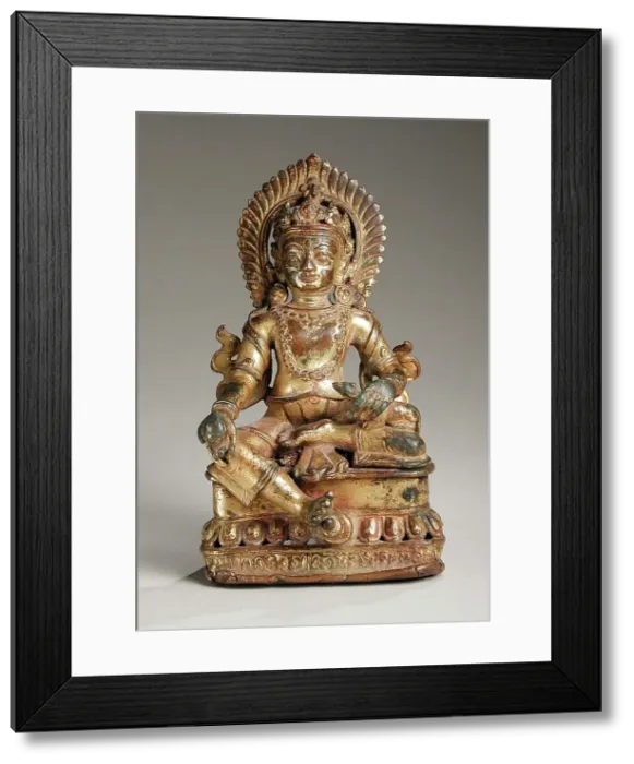 Framed Print : Jambhala, The Buddhist God of Riches, 1643. Creator: Unknown Framed Print : Jambhala, The Buddhist God of Riches, 1643. Creator: Unknown