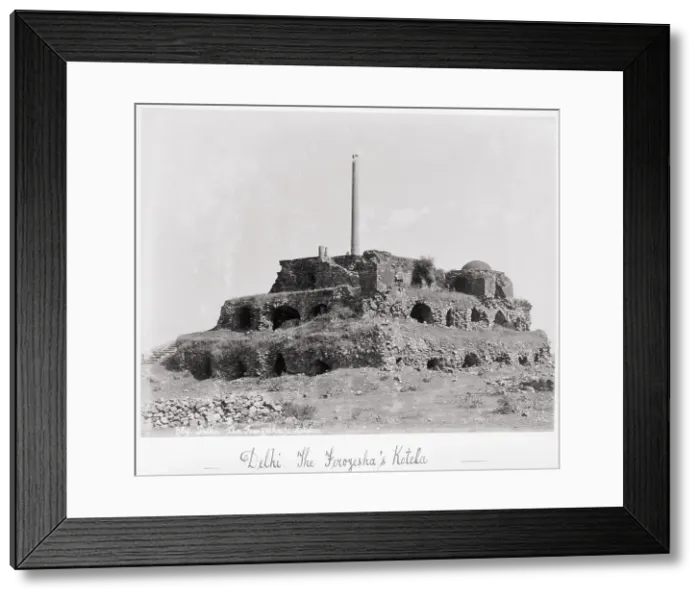 Framed Print : Delhi, The Ferozesha Kotela, Late 1860s. Creator: Samuel Bourne Framed Print : Delhi, The Ferozesha Kotela, Late 1860s. Creator: Samuel Bourne