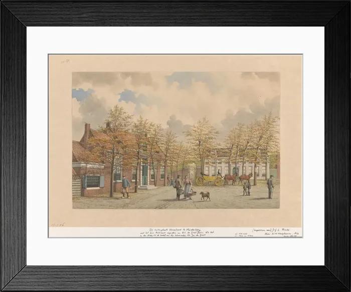 Framed Print : Wisseloord estate in Muiderberg, 1827-1898. Creator: Johan George Lodewijk Rieke Framed Print : Wisseloord estate in Muiderberg, 1827-1898. Creator: Johan George Lodewijk Rieke