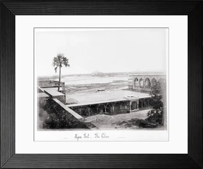Framed Print : Agra Fort, The Palace, Late 1860s. Creator: Samuel Bourne Framed Print : Agra Fort, The Palace, Late 1860s. Creator: Samuel Bourne