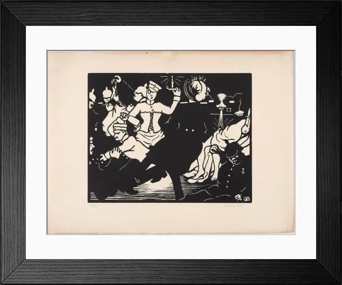 Framed Print : C'est la guerre (It's the war), 1915-1916. Creator: Vallotton, Felix Edouard (1865-1925) Framed Print : C'est la guerre (It's the war), 1915-1916. Creator: Vallotton, Felix Edouard (1865-1925)