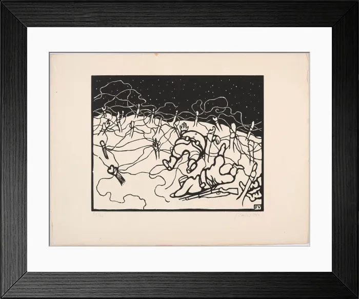 Framed Print : C'est la guerre (It's the war), 1915-1916. Creator: Vallotton, Felix Edouard (1865-1925) Framed Print : C'est la guerre (It's the war), 1915-1916. Creator: Vallotton, Felix Edouard (1865-1925)