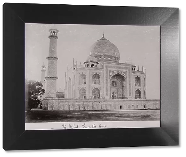 Taj Mahal-from the River, Late 1860s. Creator: Samuel Bourne