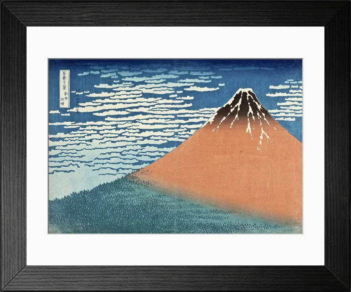 Framed Print : South Wind, Clear Dawn, between circa 1830 and circa 1831. Creator: Hokusai Framed Print : South Wind, Clear Dawn, between circa 1830 and circa 1831. Creator: Hokusai