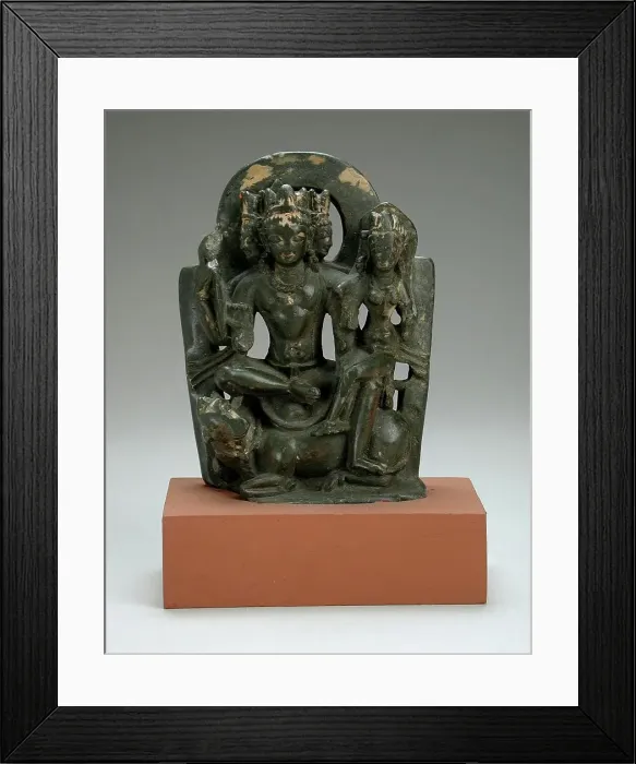 Framed Print : Uma-Maheshvara, 10th century. Creator: Unknown Framed Print : Uma-Maheshvara, 10th century. Creator: Unknown