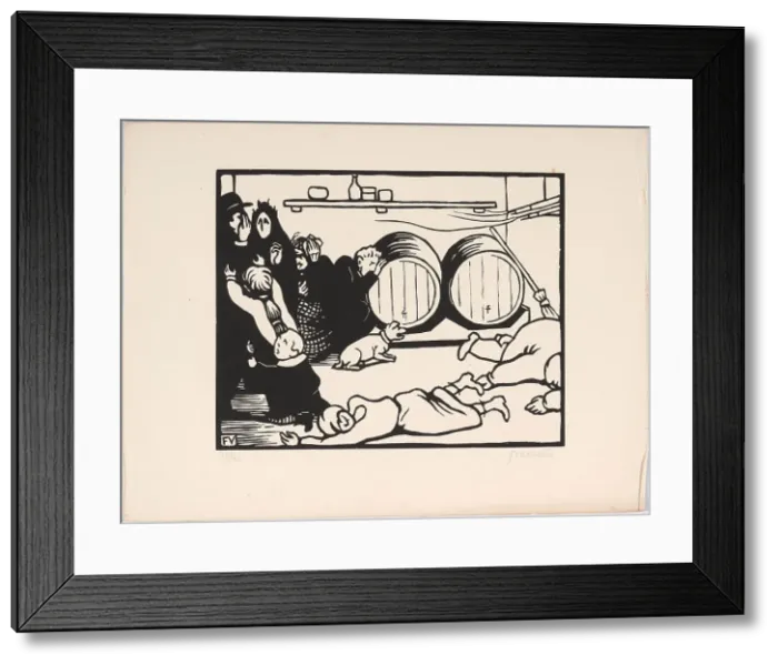Framed Print : C'est la guerre (It's the war), 1915-1916. Creator: Vallotton, Felix Edouard (1865-1925) Framed Print : C'est la guerre (It's the war), 1915-1916. Creator: Vallotton, Felix Edouard (1865-1925)